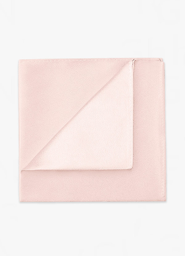 front Metallic Satin Pocket Square