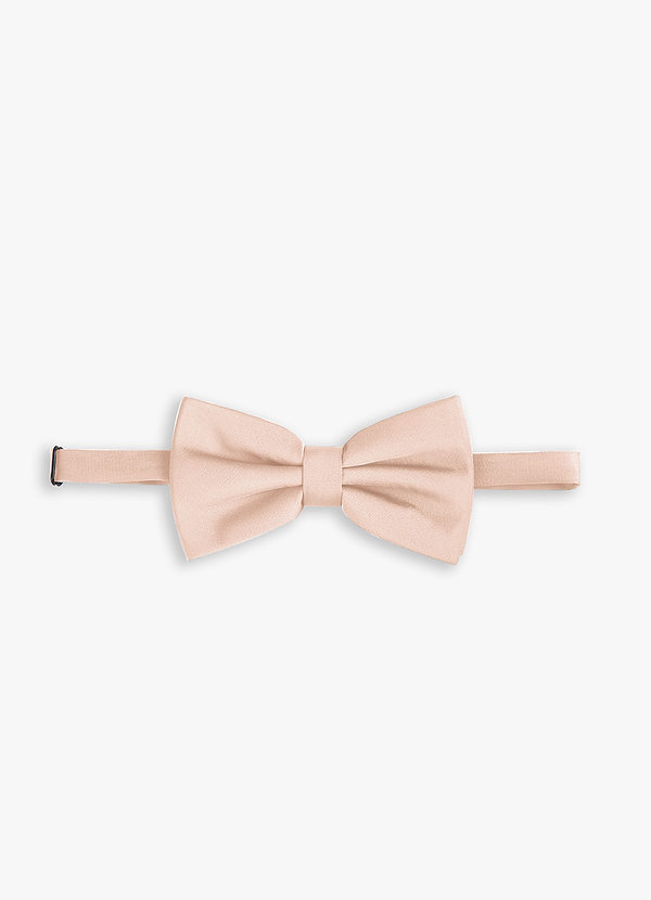 front Adjustable Stretch Satin Bow Tie