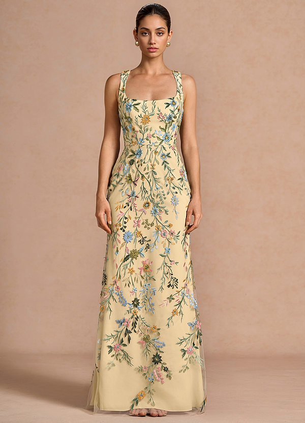 Agustina Lemon Multi Maxi Dress image1
