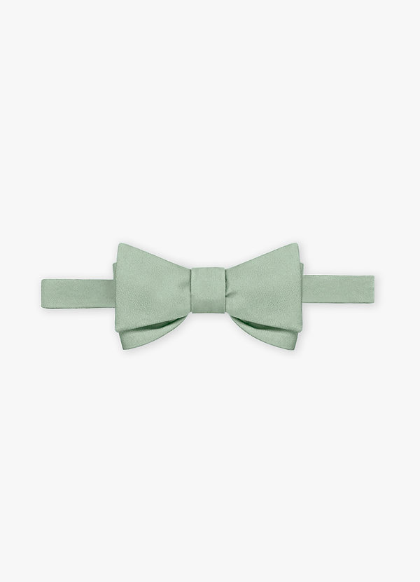 front Stretch Satin Bow Tie