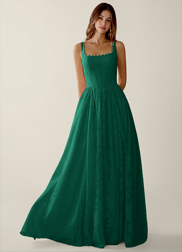 Megan Hunter Green A-line Summer Dress image1