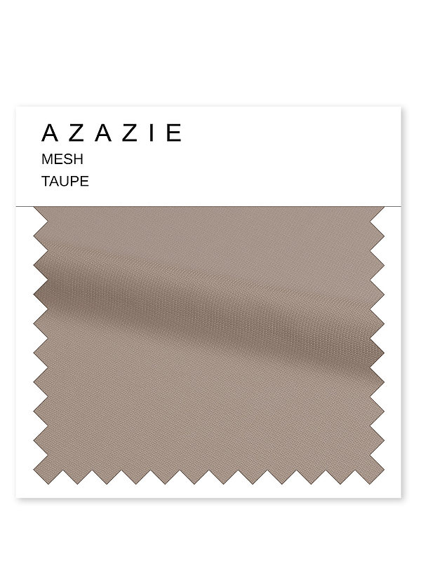 front Azazie Taupe Mesh Swatch