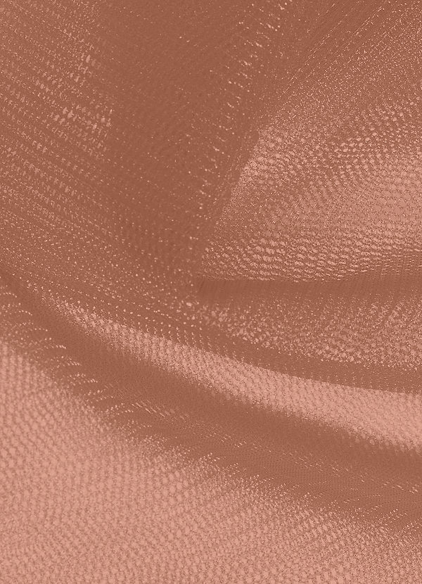 front Azazie Bronzer Tulle Fabric By the Yard