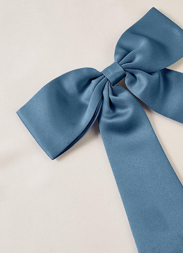 front Matching Color Bow Hair Clip