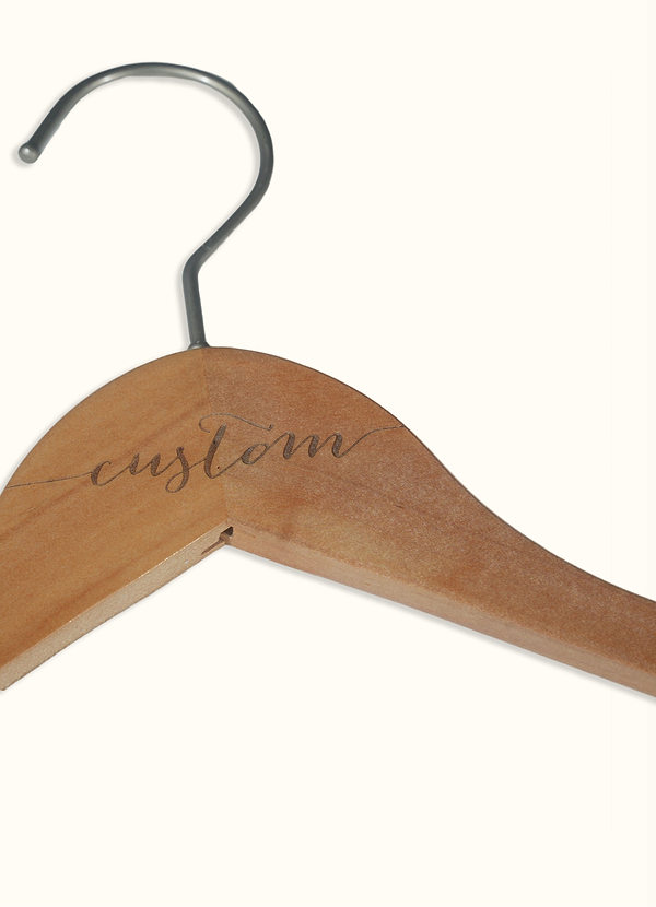 back Custom Name Wedding Hangers