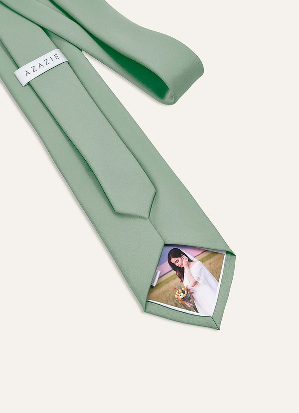 front Anpassad slips med foto Personlig slips