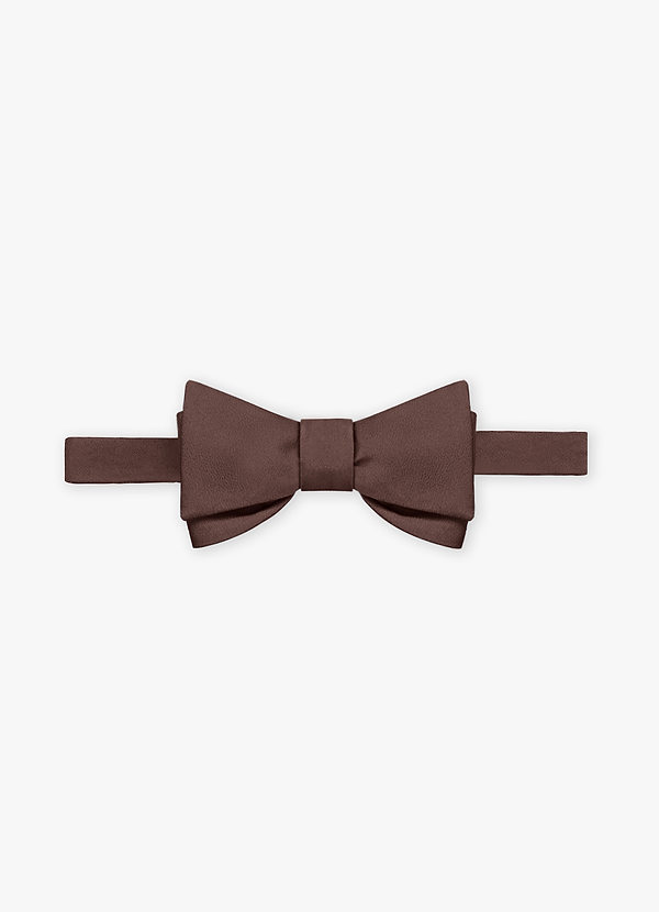 front Stretch Satin Bow Tie