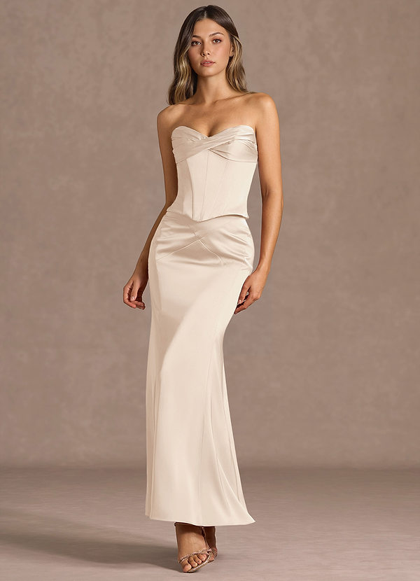 Ayana Maxi Klänning Grädde image1