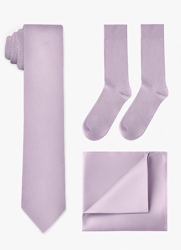 front Matching Wide Tie & Pocket Square & Socks Set