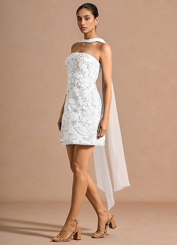 Brisea White Mini Dress image1