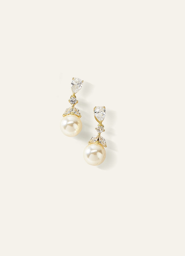 front Ocean Pearl Earrings