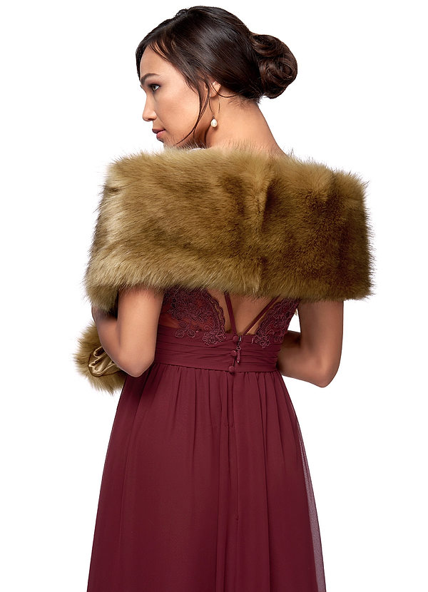 fur for bridesmaids