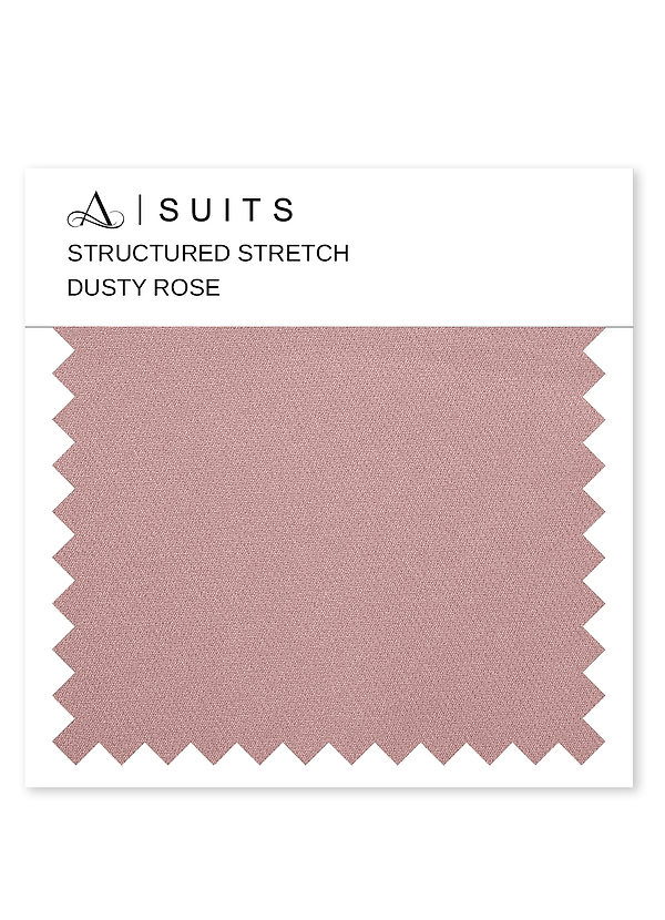 front Azazie Dusty Rose Structured Stretch Suits Swatch
