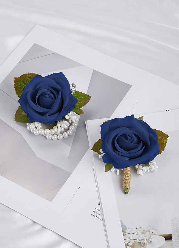 front Conjunto de dos piezas de ramillete y boutonniere