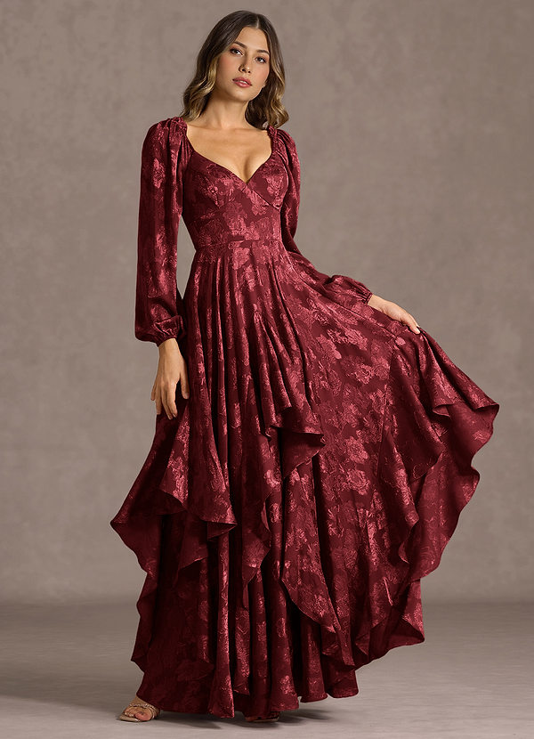 Vestido Vino Largo Milena image1