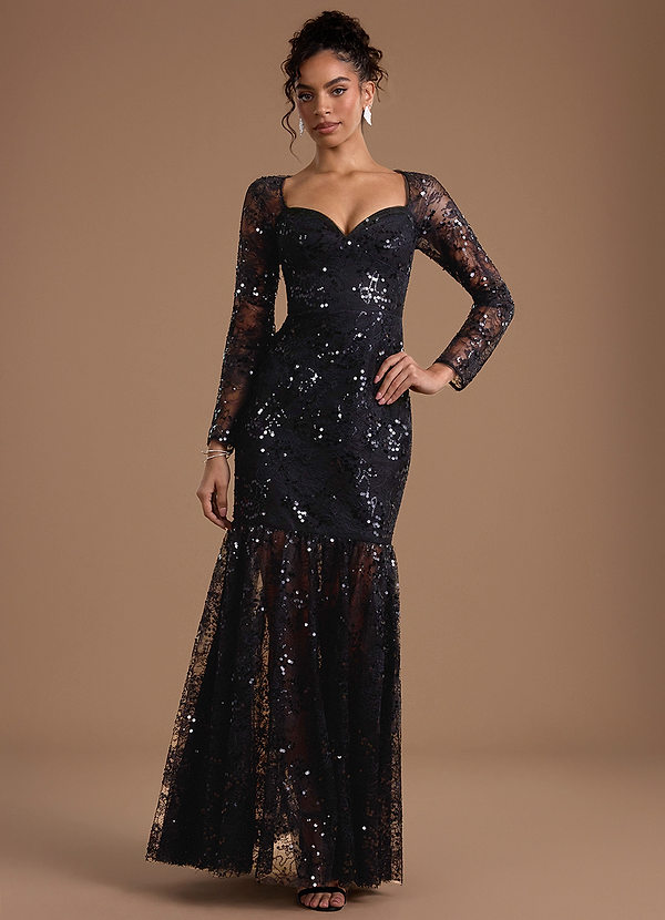 Sutton Black Maxi Dress image1