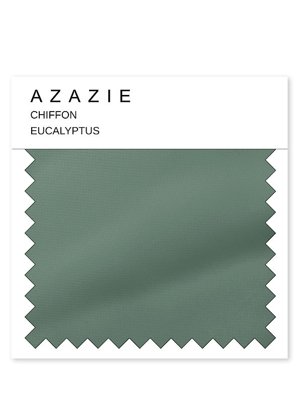 front Azazie Eucalyptus Chiffon Swatch