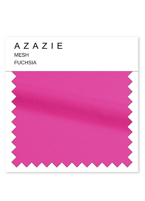 front Azazie Fuchsia Mesh Swatch