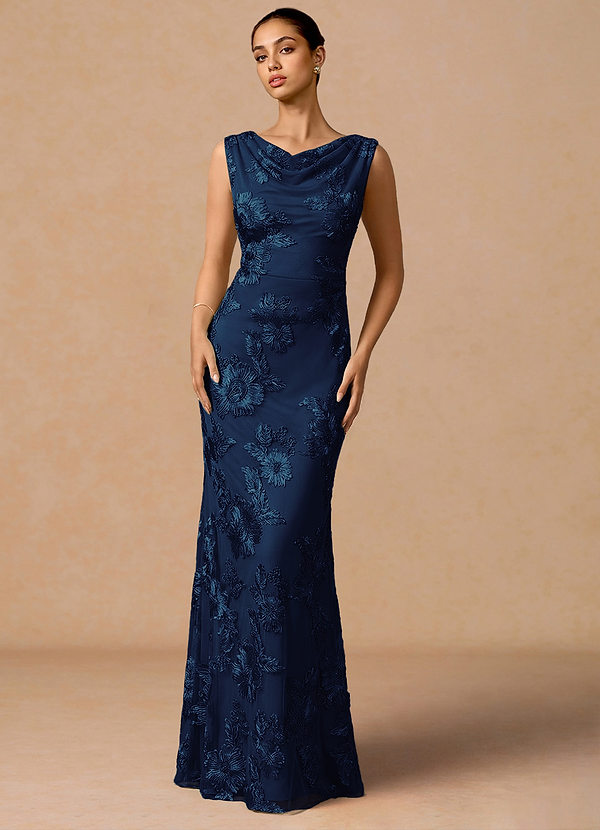 Elowis Navy Maxi Dress image1