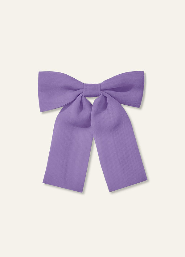 front Girls Chiffon Bow Hair Clip