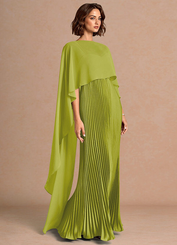 Micah Lemon Green Maxi Dress image1