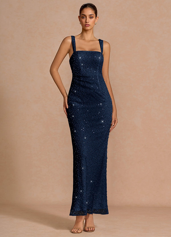 Calanthe Navy Maxi Dress image1