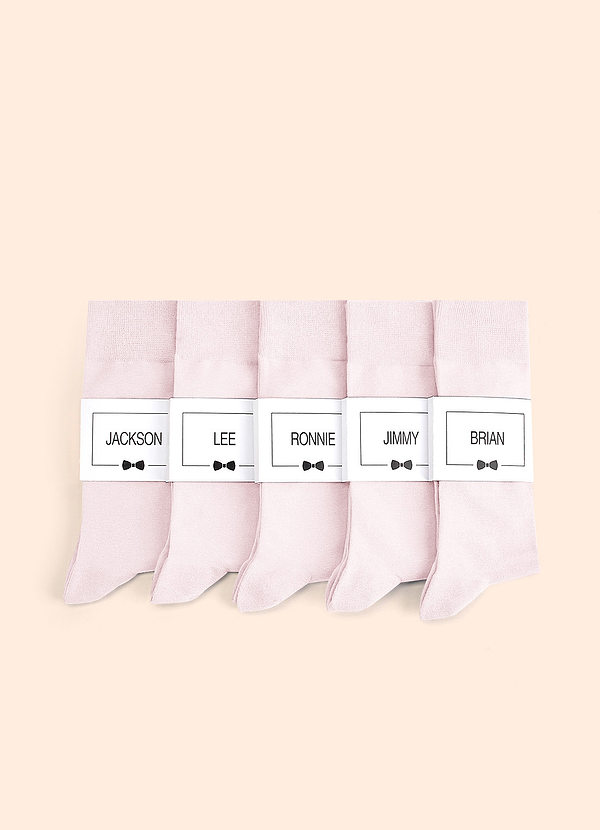 front Men's Dress Socks with Personalized Label