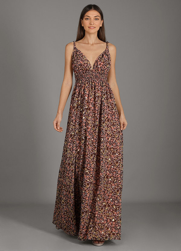 Afrozeh Pink Maxi Dress main image 1