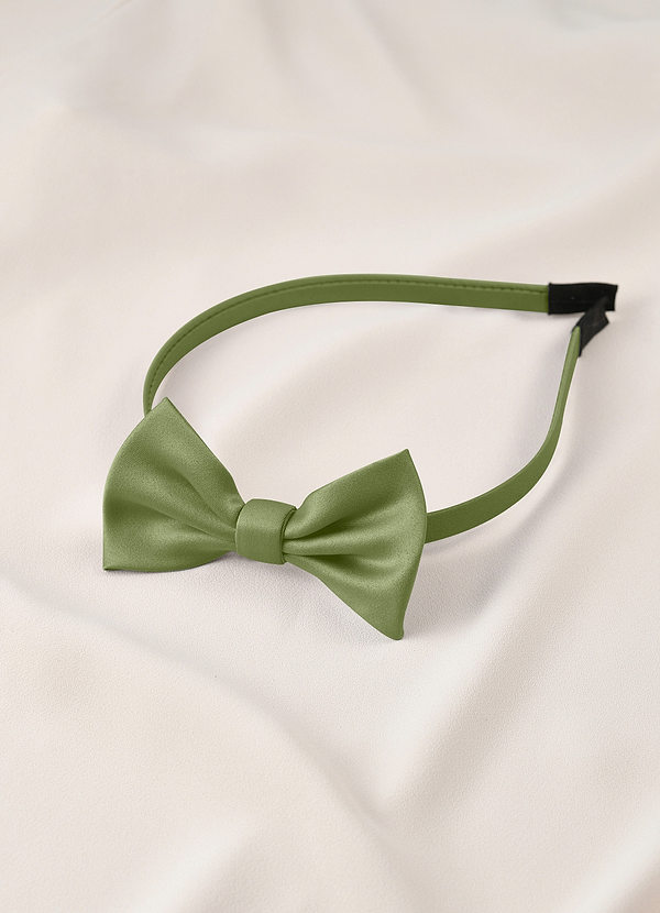 front Fascia per capelli in raso per ragazze