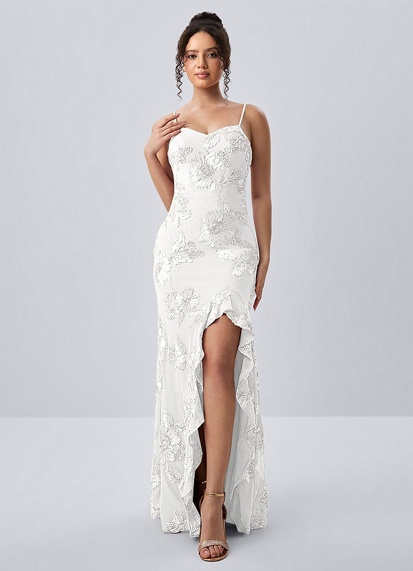 Ivelisse White Lace Sweetheart Mermaid Dress image1