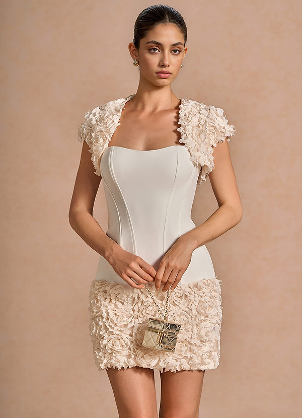 Avenira Cream Mini Dress image1