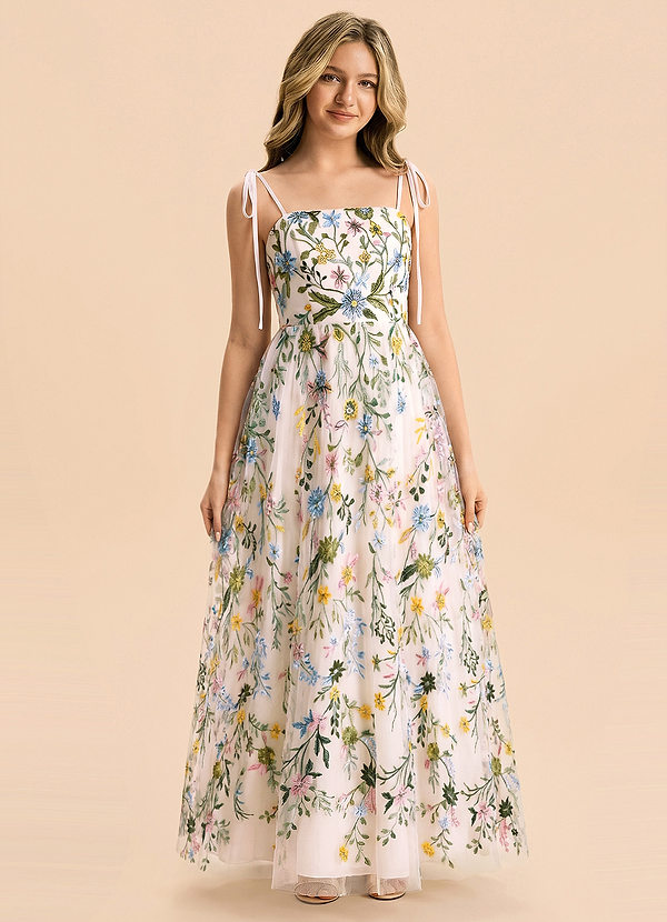 front Azazie Bridget Junior Formal Dress