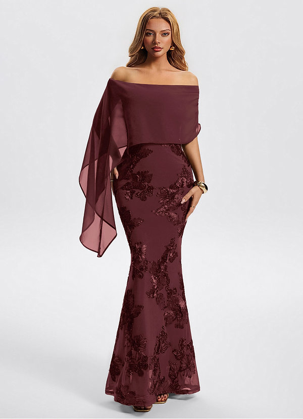 Rhiannon Wine Maxi Dress image1