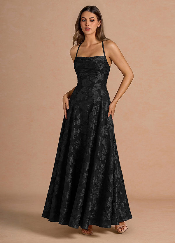 Robe Longue Noir Mavelle image1