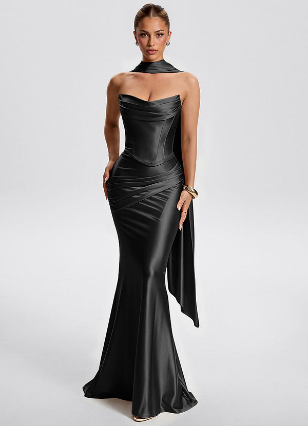 Fernley Black Maxi Dress image1