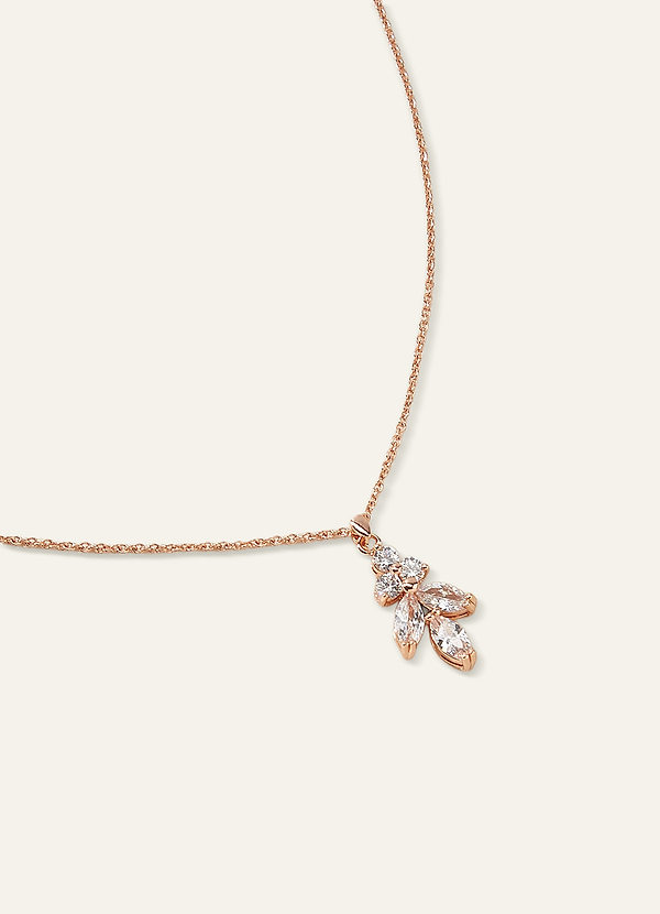 front Klaver druppel ketting