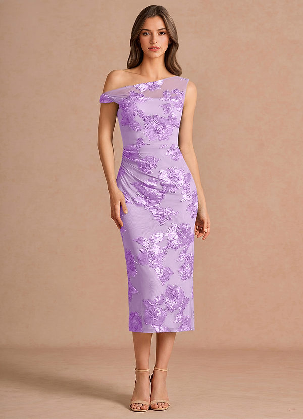 Melian Frosted Lilac Midi Dress image1