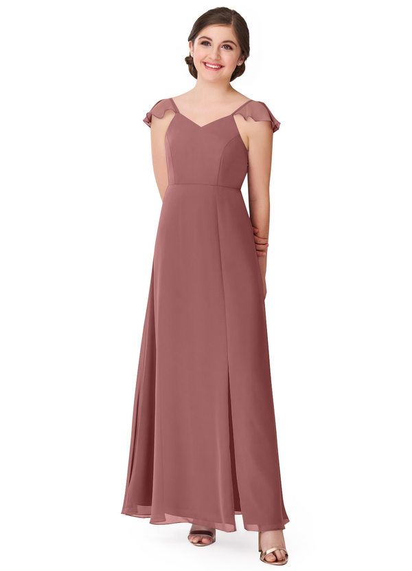 Desert Rose Azazie Everett Junior Bridesmaid Dresses Azazie