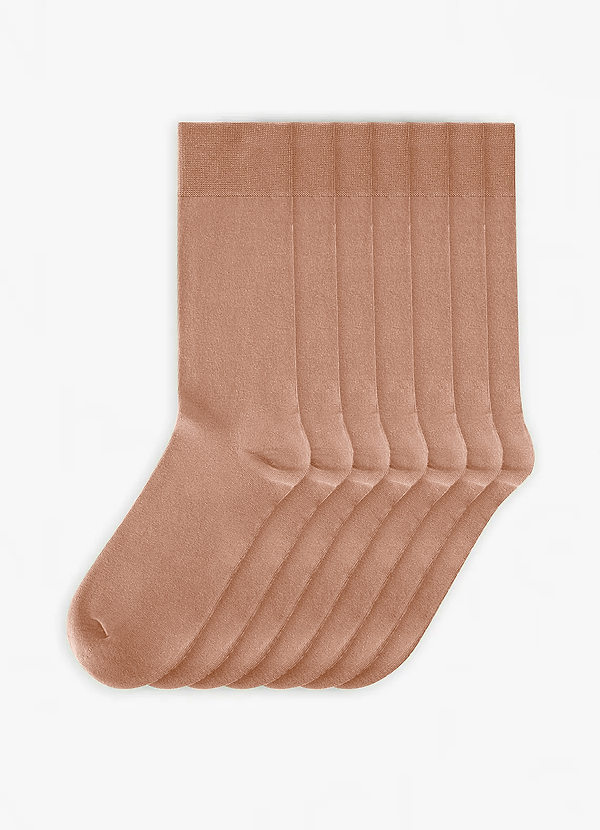 front Groomsmen Socks 7 Pack