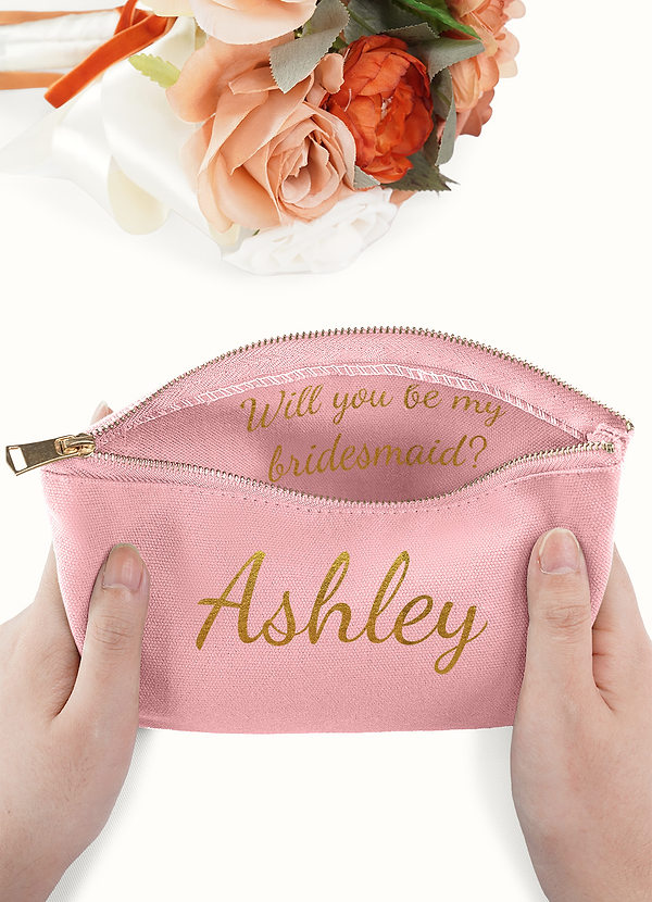 front Personalized Make Up Pouch