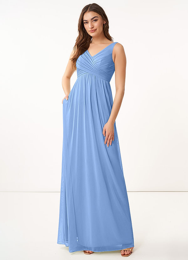 Steel Blue Azazie Oceana Bridesmaid Dresses | Azazie