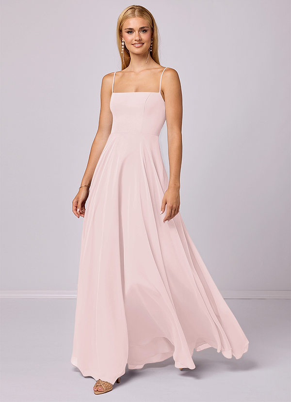 Barbie ♥ Azazie Bridesmaid Dresses A-Line Chiffon Floor-Length Dress image1