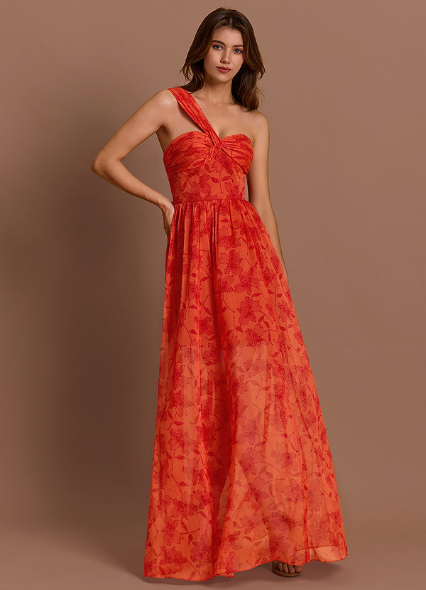 Xylia Tangerine Maxi Dress image1