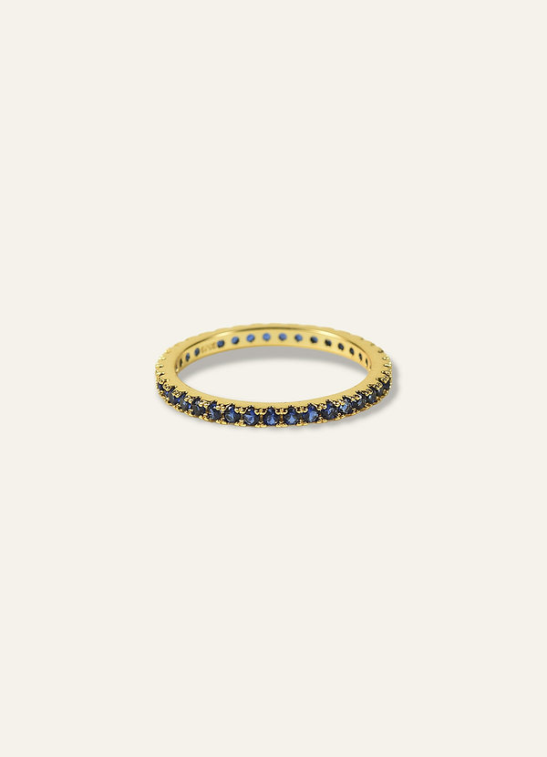 front 18K Gold Plated Birthstone Ring