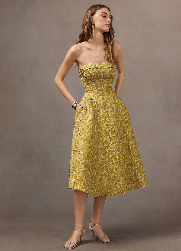 Vestido Caléndula Barroca Midi Baila image1