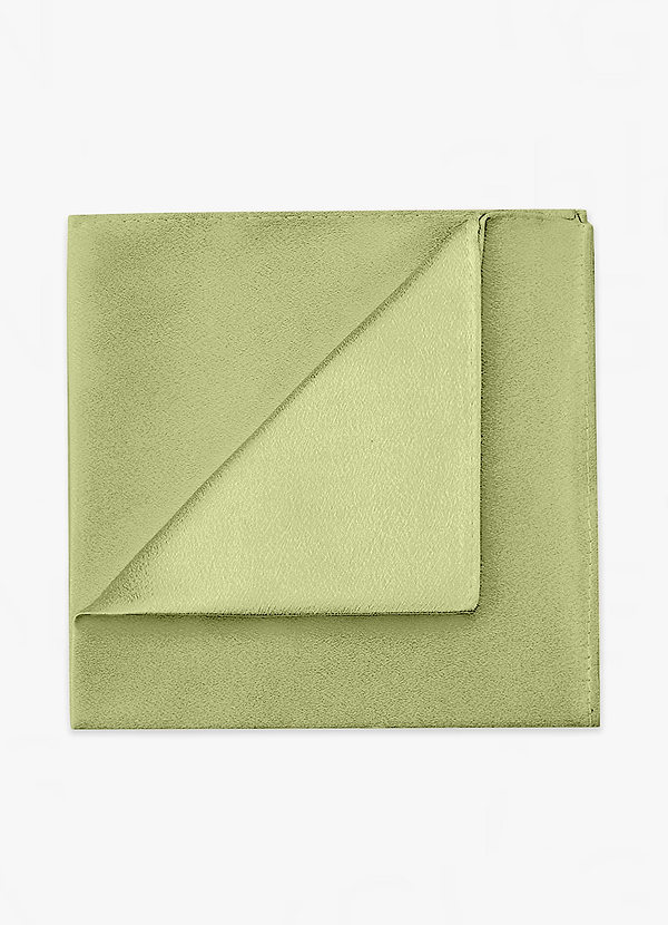 front Pañuelo de bolsillo de satén metalizado