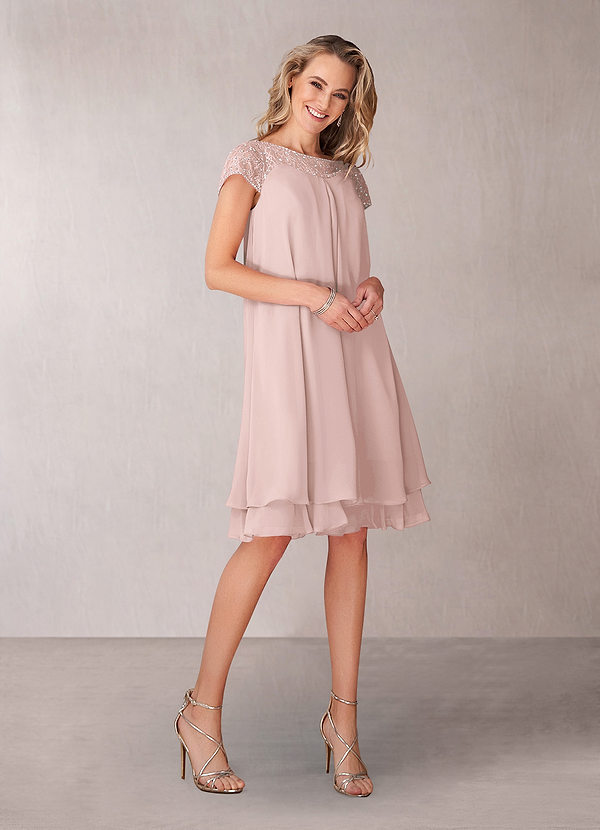 midi length chiffon dresses