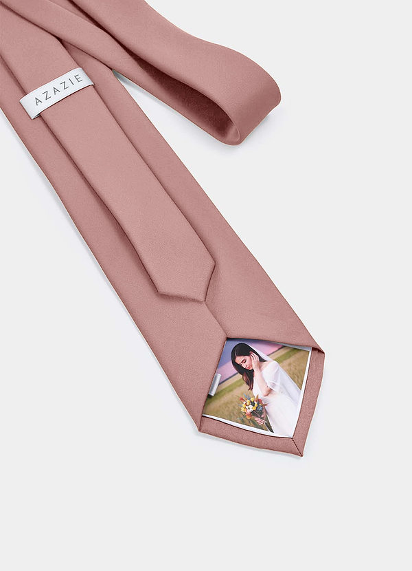 front Matte Satin Custom Photo Tie – Personalized Necktie