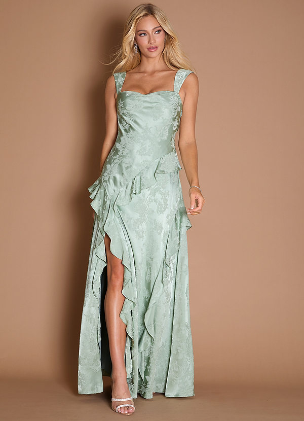 Nicky Soft Green Maxi Dress image1