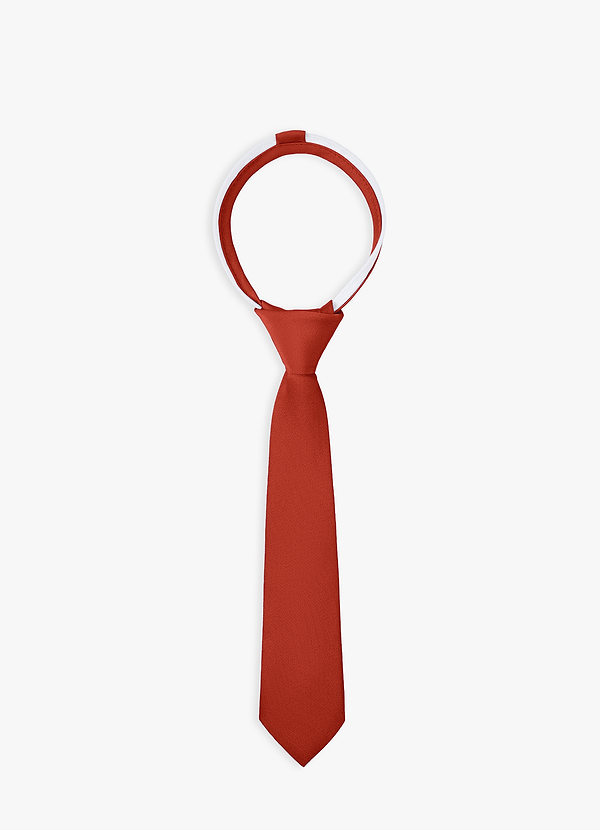 front Boy's Stretch Satin Pre-Tie